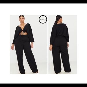 Batwing cutout jumpsuit